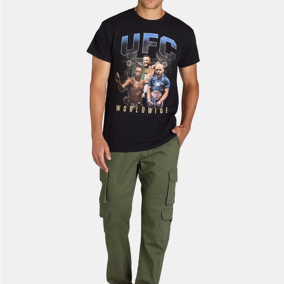 UFC Black Graphic T-Shirt for Men - Picture 3 of 6